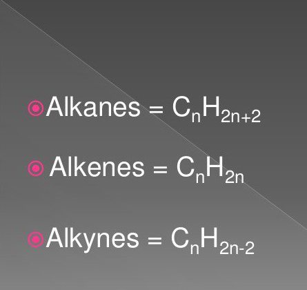 общая формула алкенов 