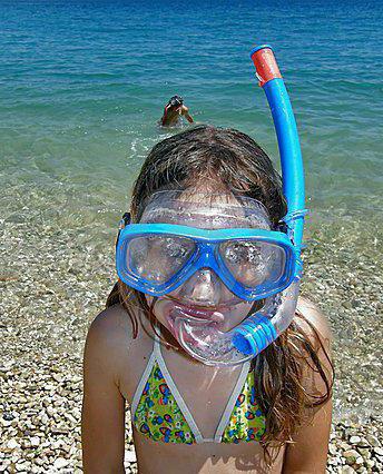 маска для плавания детская