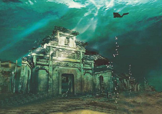 древние китайские города которые ушли под воду 