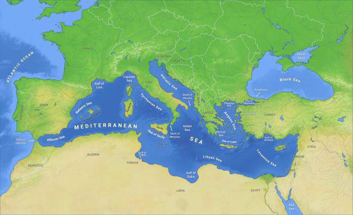 температура воды в средиземном море