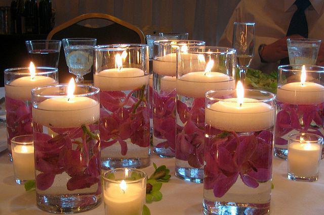 плавающие свечи своими руками на свадьбу