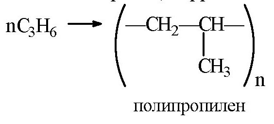 уравнение полимеризации пропилена