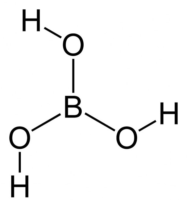 формула борной кислоты