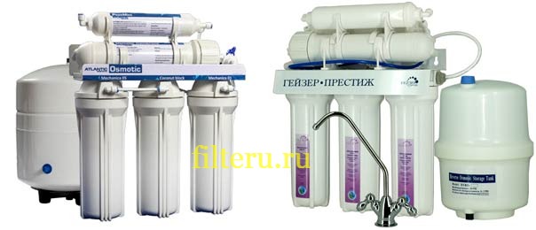 Фильтры для воды с осмосом и минерализатором