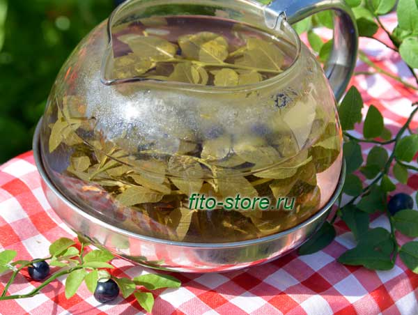Чай из листьев черники