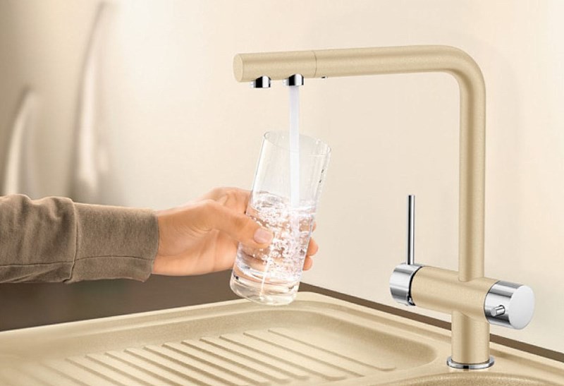Комбинированный кран для питьевой воды