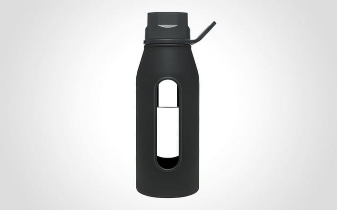 Takeya Glass Water Bottle with Silicone Sleeve