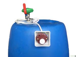 бочка для душа с подогревом