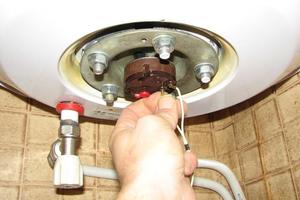 Описание процесса замены термостата на водонагревателе