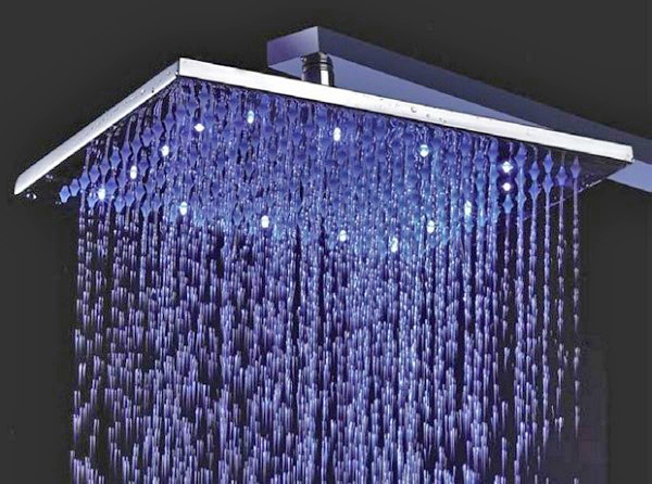 лейка тропический душ с подсветкой фото
