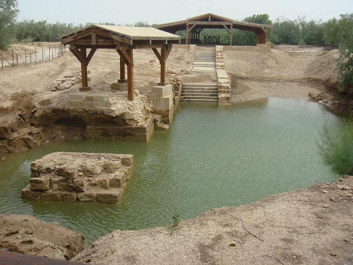 Река иордан место крещения иисуса христа