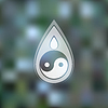 Логотип шаблон. Абстрактный синие капли воды | Векторный клипарт