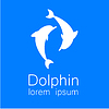 Дельфин знак | Векторный клипарт