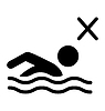 Лето плавать информационных вода плоские людей | Векторный клипарт